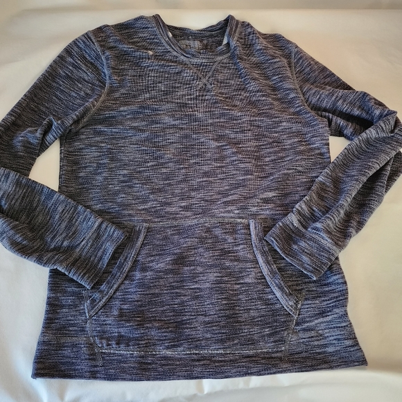 Converse Other - Converse One Star Pullover Top Gray Kangaroo Pocket Men's Size Medium Activewear